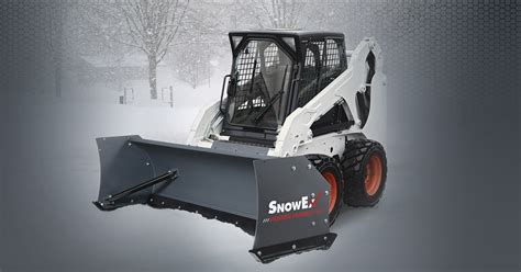 skid loader blades|snowex plows for skid steers.